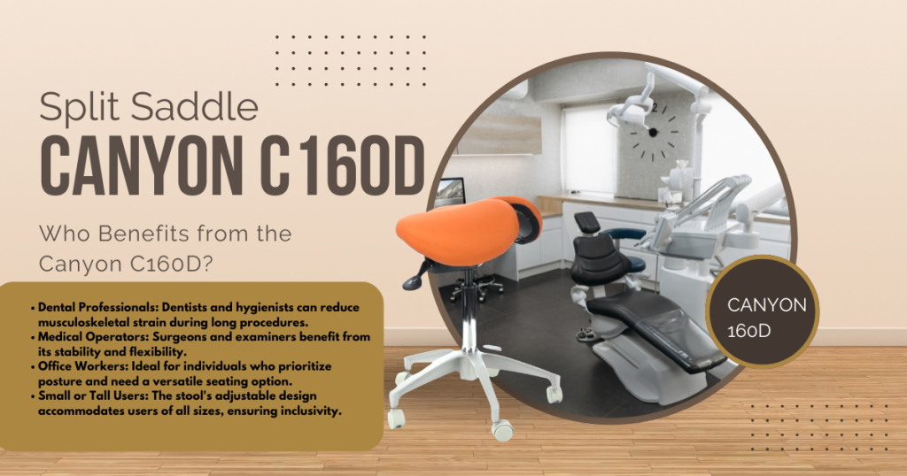 The Canyon C160D A GameChanger in Ergonomic Saddle Seating Crownseating