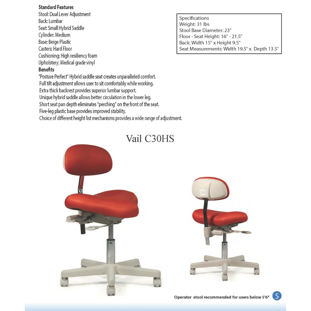 Vail  C30HS - Crownseating  864.00