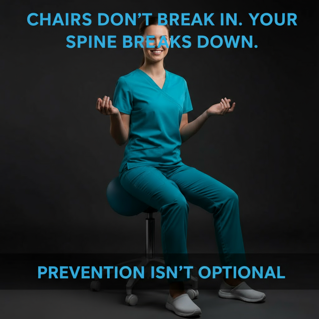 The Dental Assistant Seating Problem: Why 4 Hours Feels Like 12